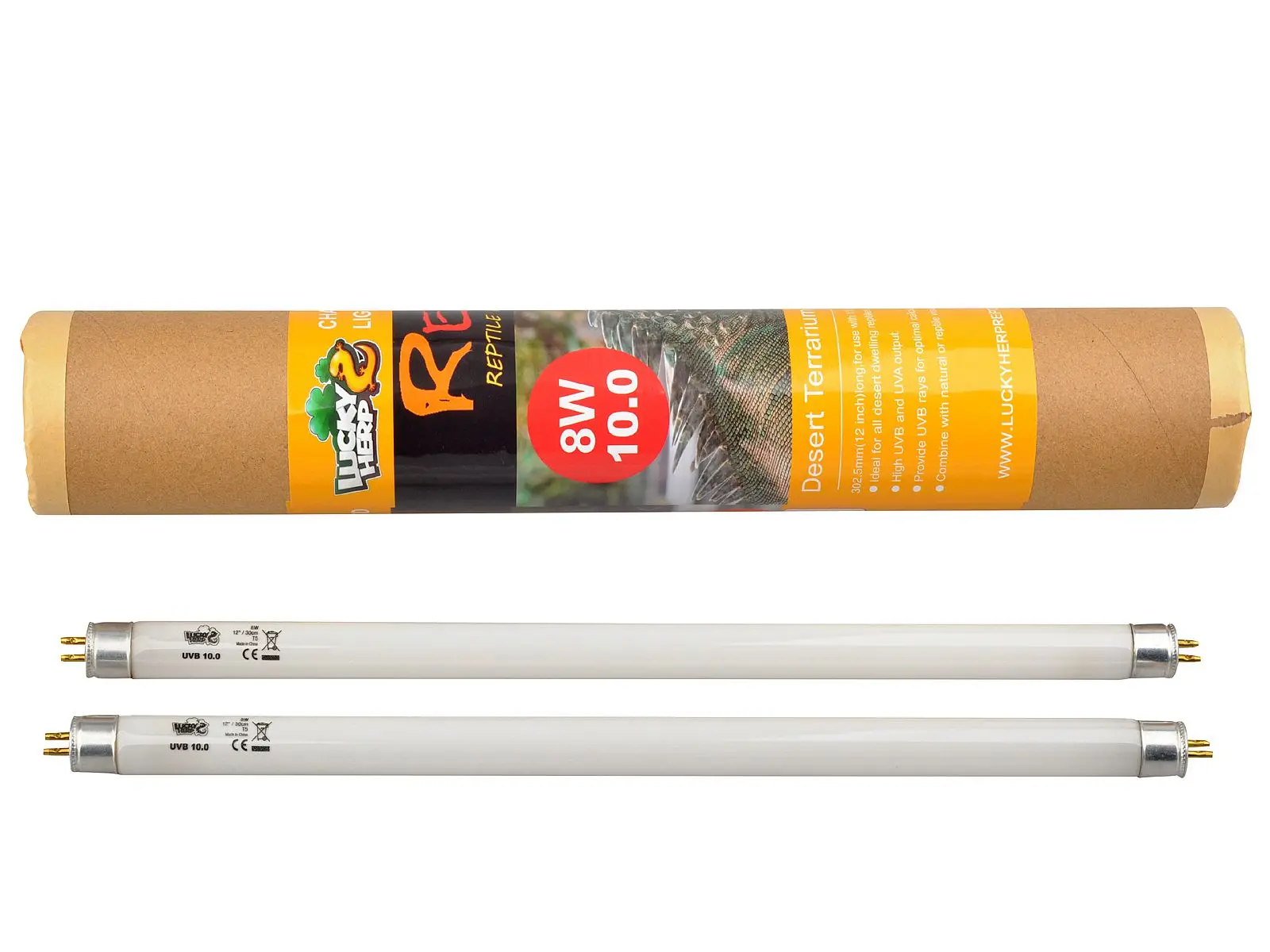 2 Pack 8W T5 UVB 10.0 Reptile  - Vitamin D3 Reptile recension och pris