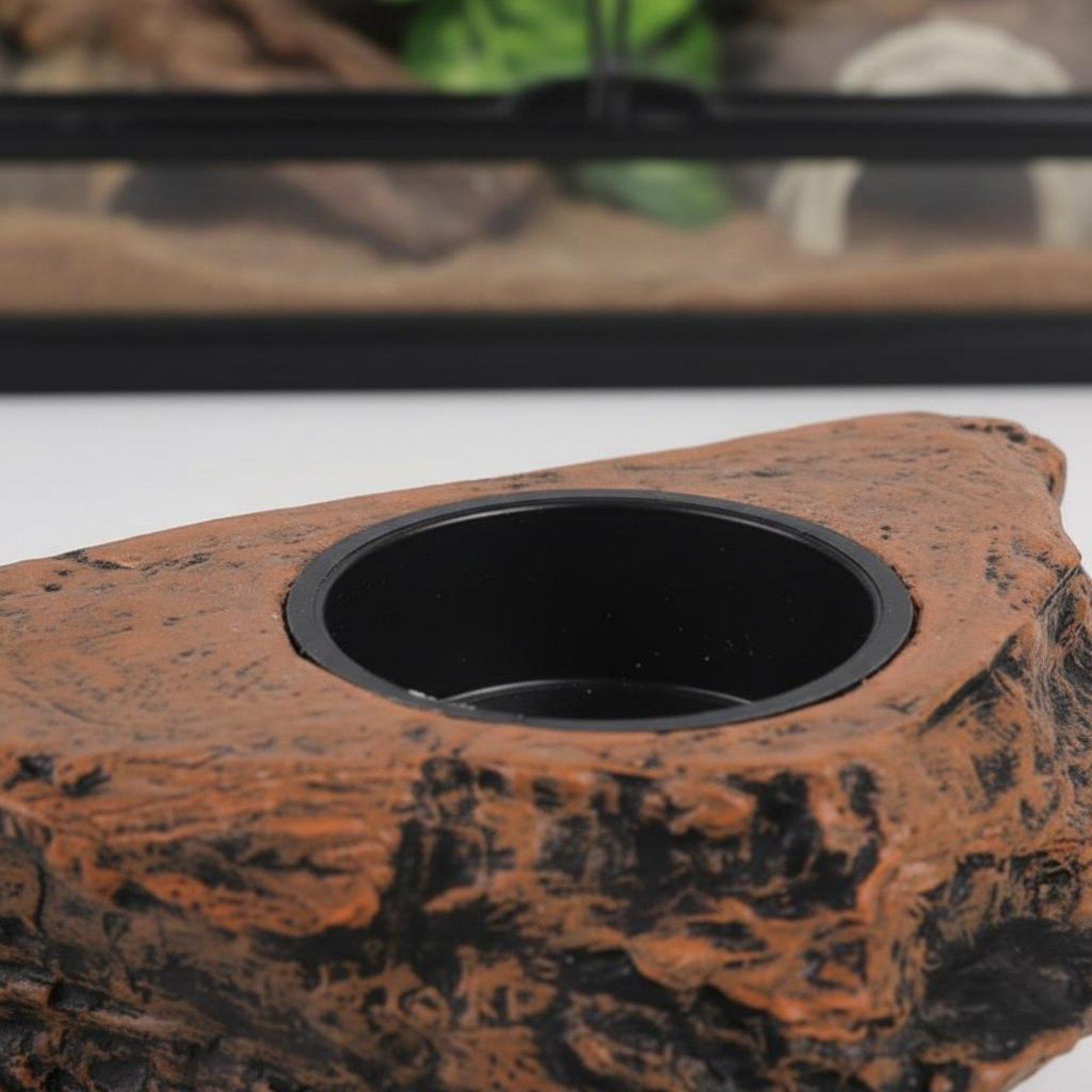 Gecko Food and Water Shelf Adj - Water Dish Reptile recension och pris