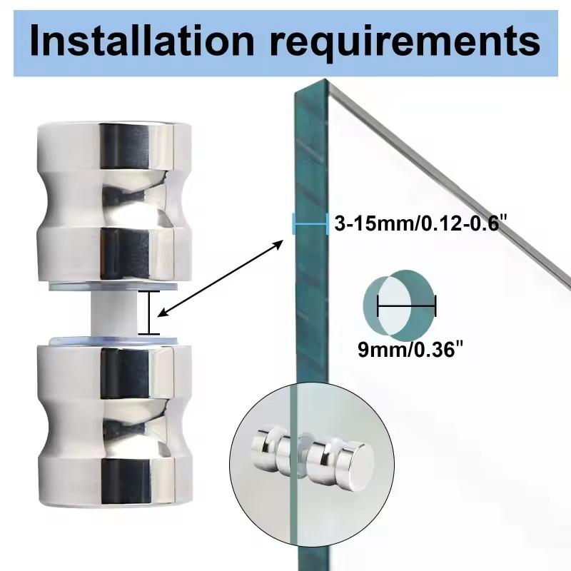 Stylish Shower Glass Door Hand - Glass Door Hinge recension och pris