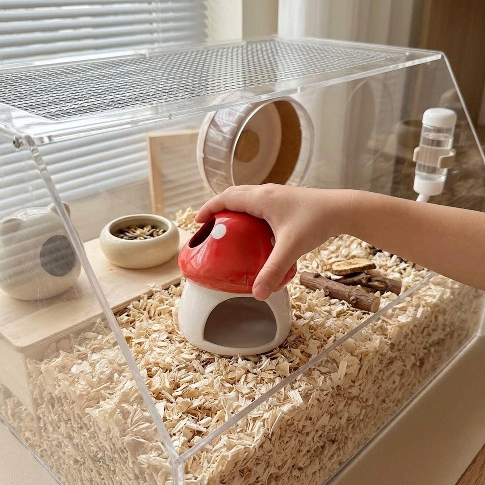 Ceramic Hamster House Cave Hab - Hide Cave Ceramic recension och pris