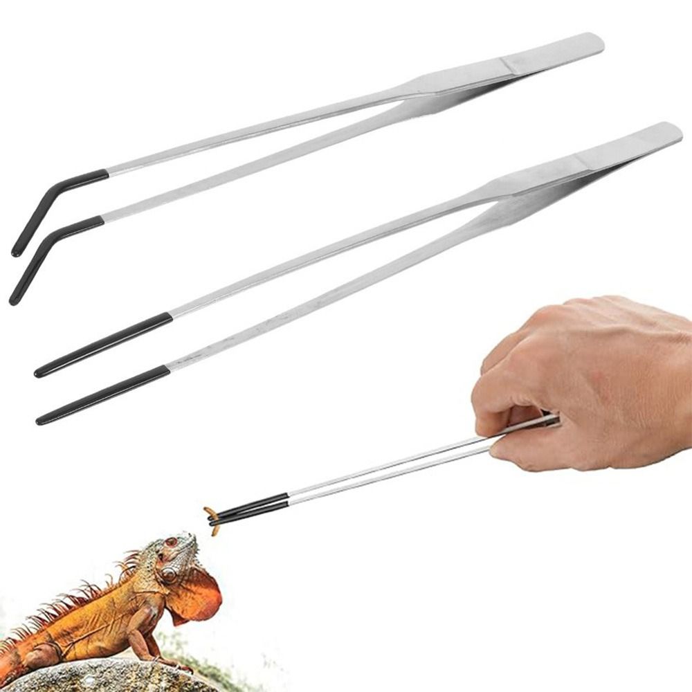 2Pcs Stainless Steel Aquarium  - Feeding Tong Stainless recension och pris