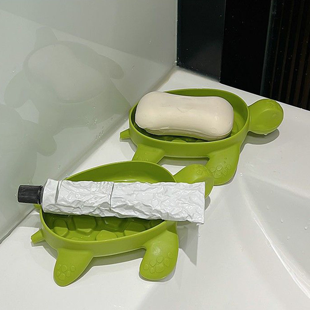 Turtle Drain Soap Box  Cartoon - Water Dish Reptile recension och pris