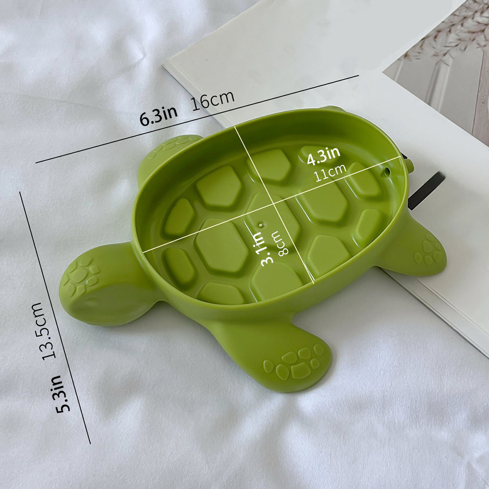 Turtle Drain Soap Box  Cartoon - Water Dish Reptile recension och pris
